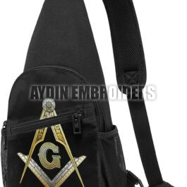 Master Mason Masonic Jewe Sling Backpack Crossbody Sling Bag