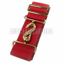 Masonic Apron Belt Extender Mustard Red