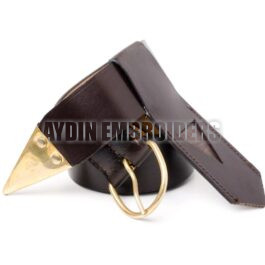 Knights Templar Leather Belt & Frog