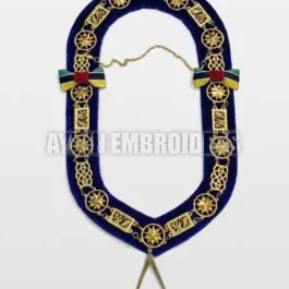 Masonic Regalia Grand Lodge Round Metal Chain Collar